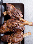 red wine braised lamb shanks from food and wine