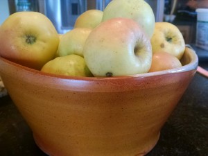 yellow farm apples