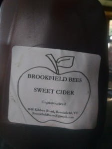 brookfield bees apple cider