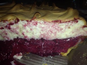 Blackcurrant Meringue Pie