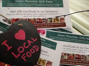 i love local food and gift certificates