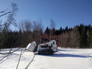 moving amendments to pasture mari skidsteer