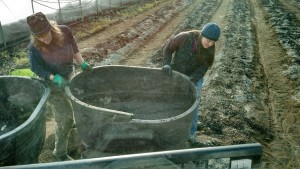 moving biochar staff analies laura