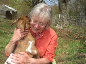 kati and goat kid